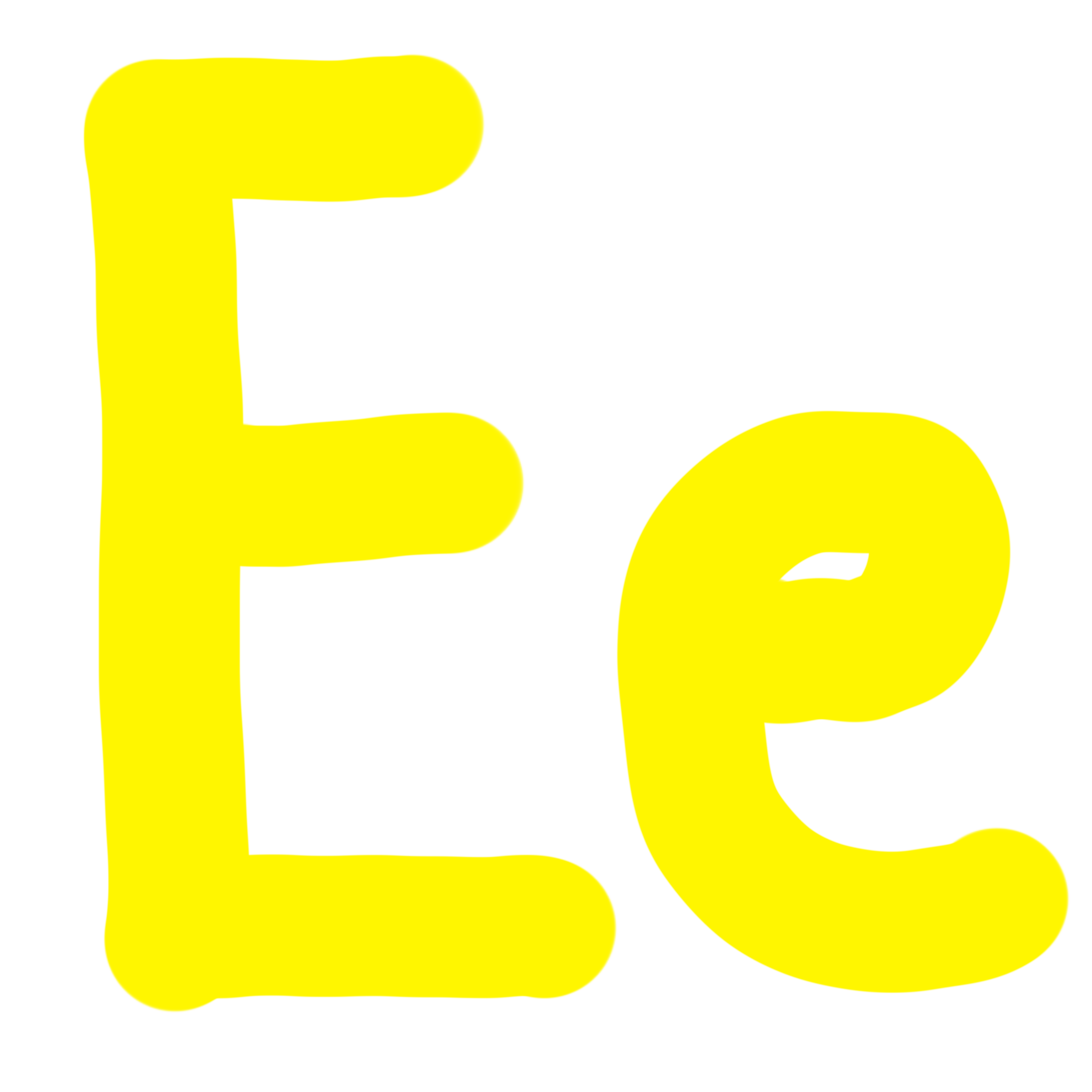 Letter E